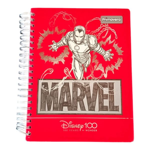 Cuaderno Marvel 100 hojas cuadros