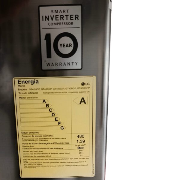 Refrigeradora LG Inverter - Image 2